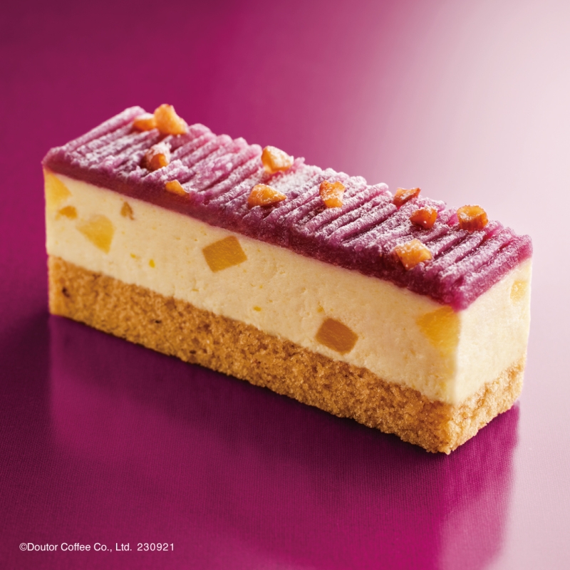 ドトールコーヒー「さつまいものケーキ～紫優と黄金芋～」