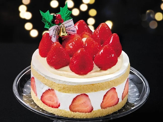 不二家洋菓子店「あまおう苺たっぷりの贅沢クリスマスショートケーキ」