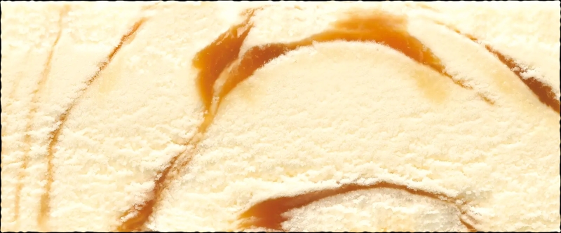 サーティワンアイスクリーム「プティケーキ ホワイト」のフレーバー「キャラメルリボン」