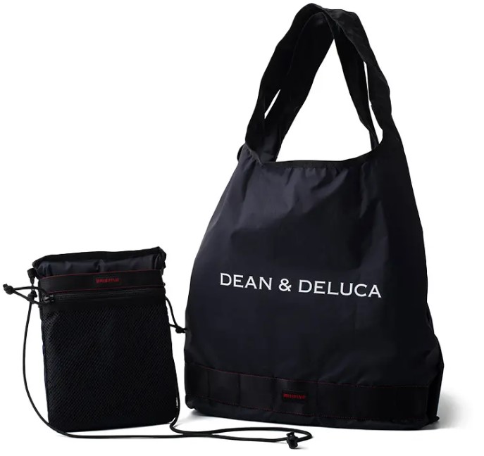 「DEAN & DELUCA × BRIEFING サコッシュトートバッグ ブラック」
