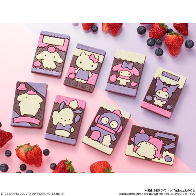 バンダイ「サンリオキャラクターズ キャラパキ」チョコレートデザイン全8種類