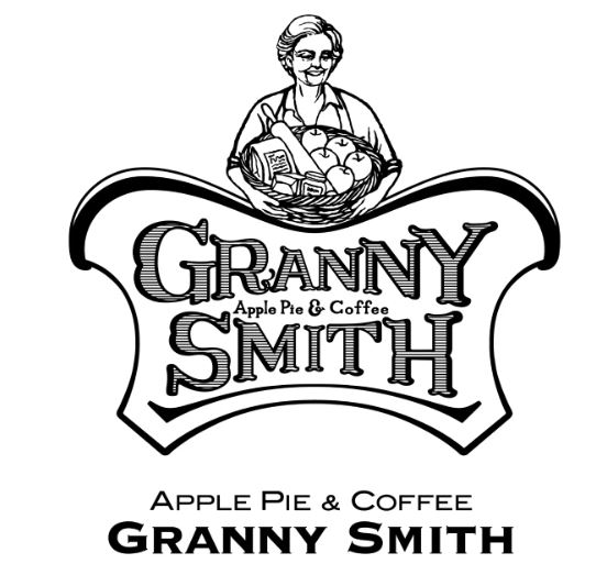 「GRANNY SMITH APPLE PIE & COFFEE」ロゴ