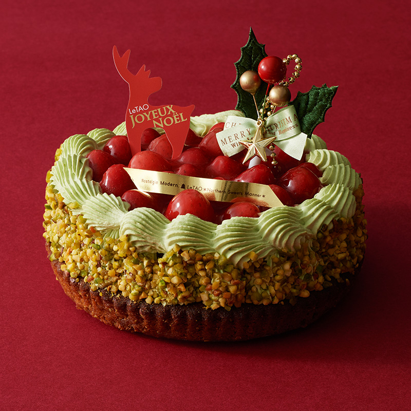 小樽洋菓子舗ルタオのクリスマスケーキ2023「フレーズピスターシュイデアル」