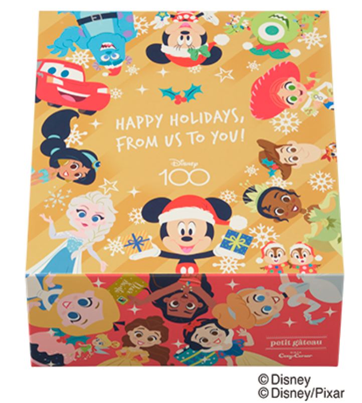 ＜ディズニー/ピクサー＞クリスマスコレクション(9個入)専用「ディズニー100」限定デザインBOX
