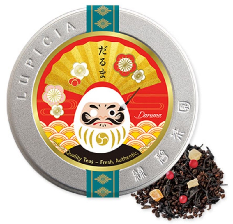ルピシア2024正月「ダルマ」50g限定デザイン缶入1180円