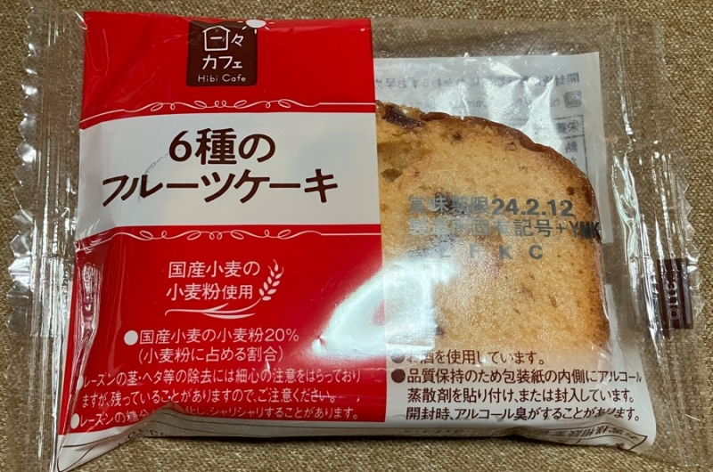 山崎製パン「6種のフルーツケーキ」