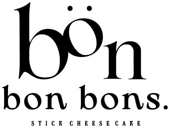 スティックチーズケーキショップ「bon bon bons.(ボンボンボン)」ロゴ