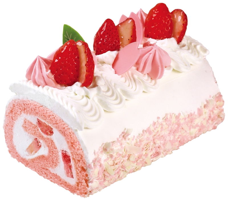 不二家洋菓子店2024ひなまつり「ひなまつり桜舞う苺のロールケーキ」