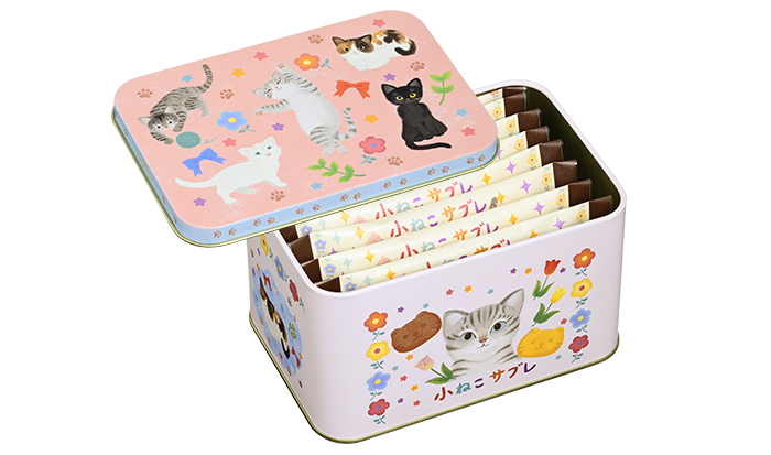 銀座コージーコーナー2024猫の日「小ねこサブレ(8枚入)」1490円