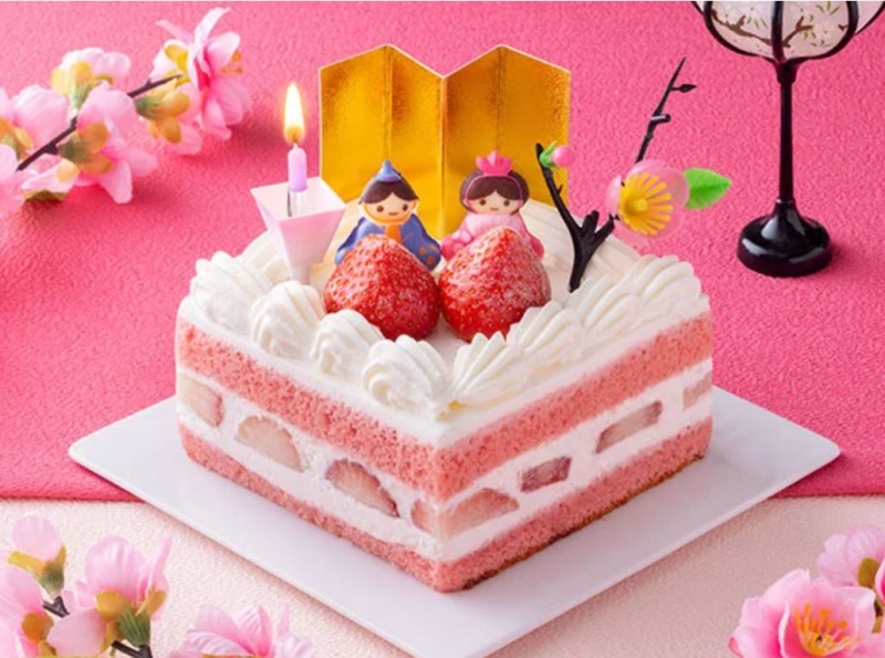 フロプレステージュ「苺のひなまつりケーキ(2～3人前)」2160円