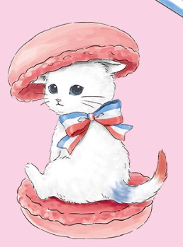 ダロワイヨオリジナルキャラクター　白い子猫「ジョセフィーニャ」