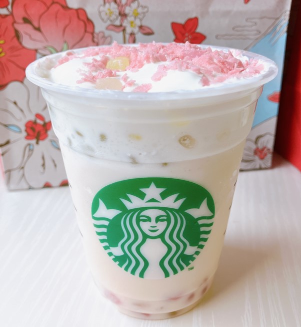 スタバ「花見だんごフラペチーノ」