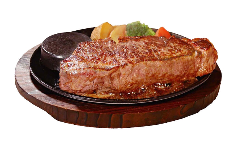 ステーキのあさくま　2月の肉の日「厚切りカットサーロインステーキ　1ポンド(450g、サラダバーつき)」5445円