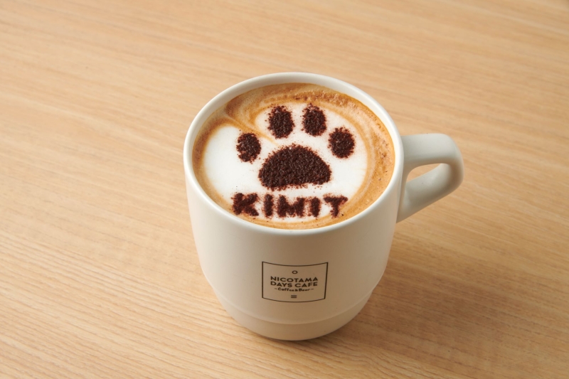 ねこTAMA DAYS CAFE限定メニュー「KIMITカフェラテ」