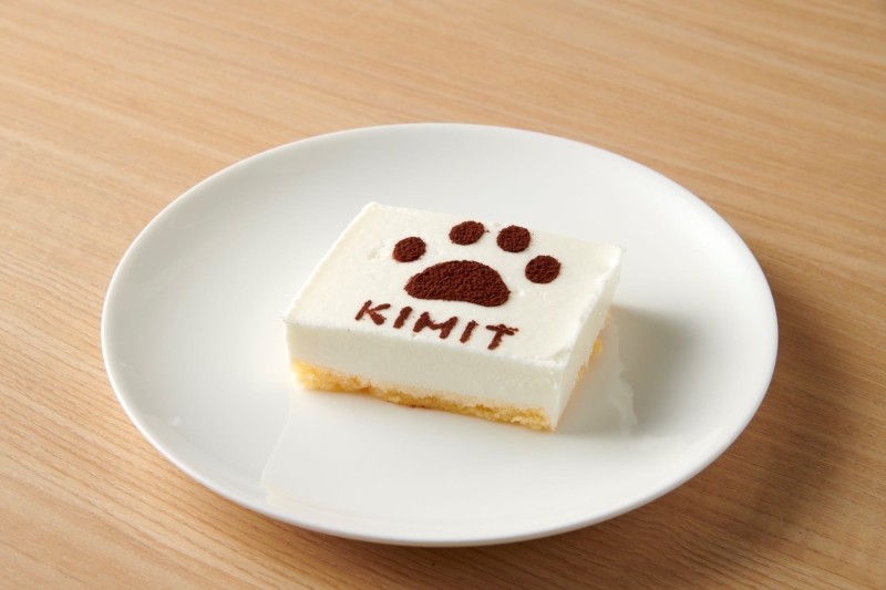 ねこTAMA DAYS CAFE限定メニュー「KIMIT チーズケーキ」
