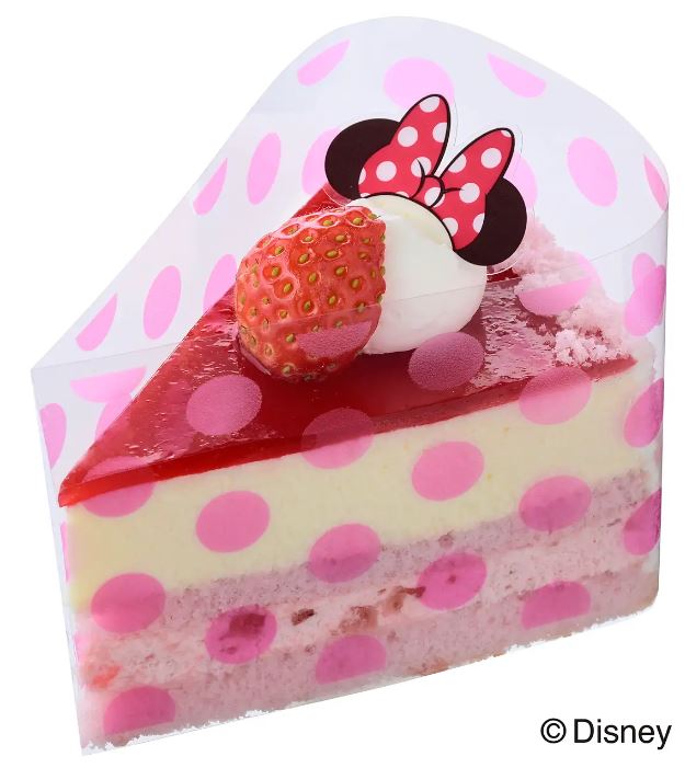 銀座コージーコーナー「ミニーマウス 苺のレアチーズ」594円
