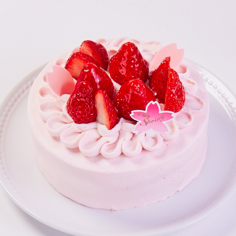 シャトレーゼ2024卒業入学祝いケーキ･スイーツ「春の桜デコレーション」