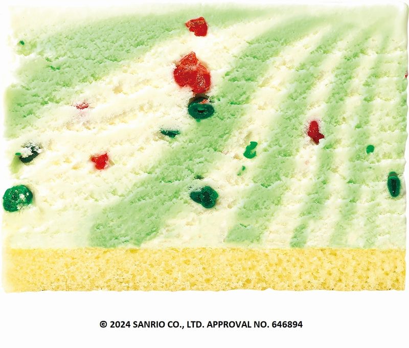 31 アイスケーキ「サンリオキャラクターズ パレット4」ポムポムプリン「ポッピングシャワー(ホワイトスポンジ)」