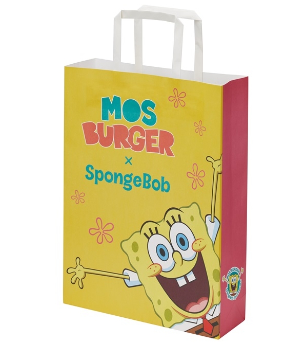 「モスバーガー×スポンジ･ボブ 春のラッキーバッグ」専用袋(紙製)