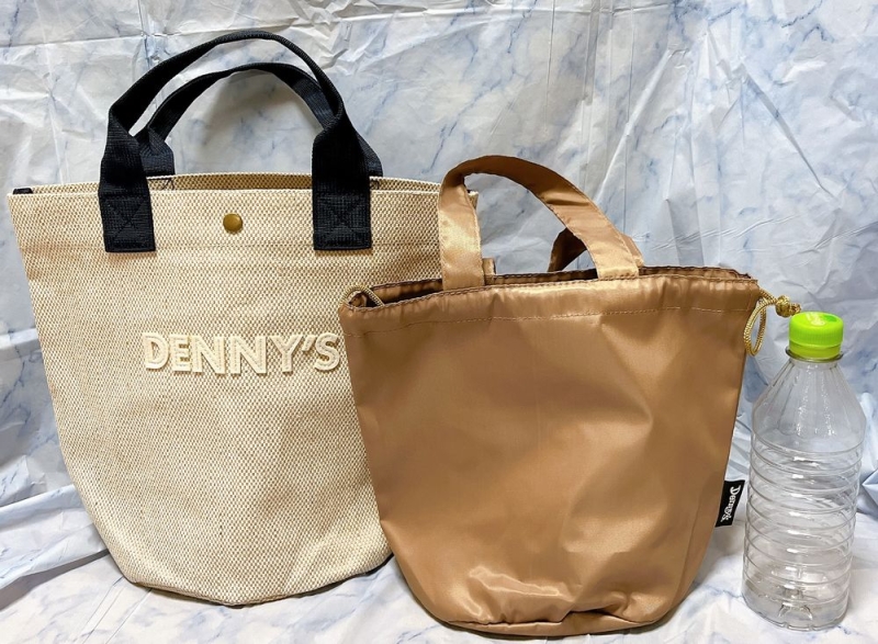 デニーズ母の日福袋･ハッピーバッグ2024 サイズ比較