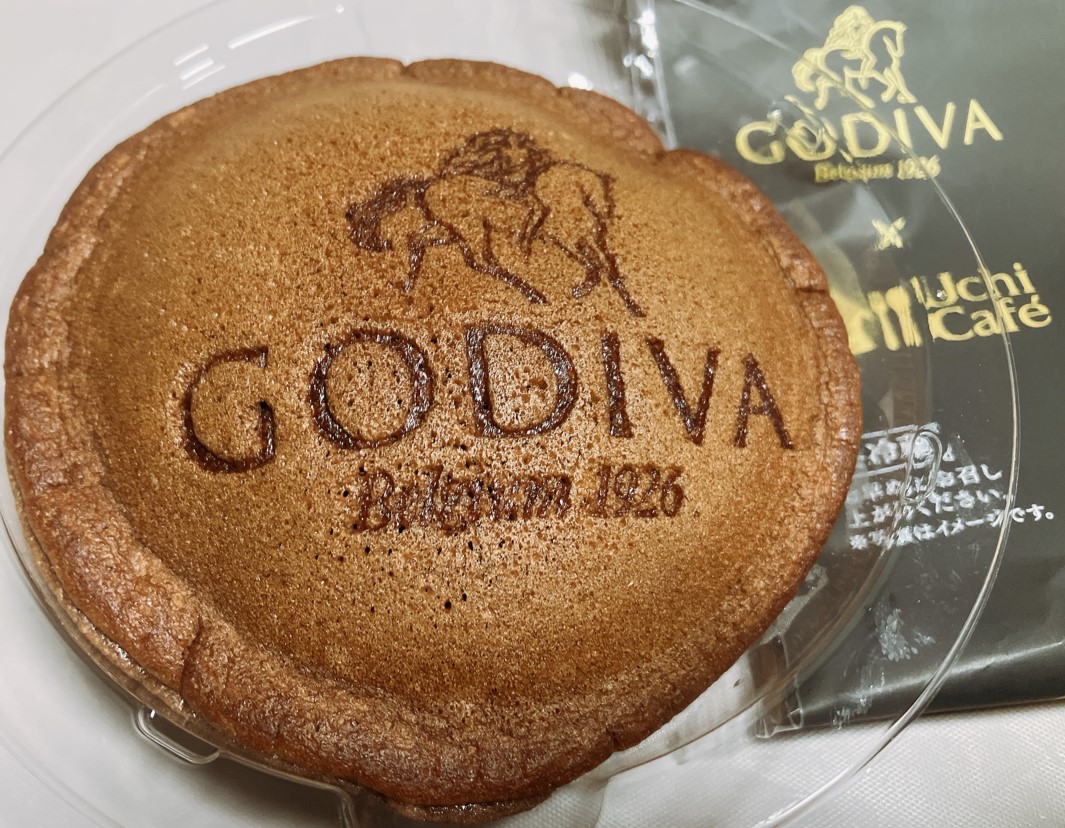 ローソン「GODIVA × Uchi Cafe どらもっち ショコラ(チョコレートチップ入り)」
