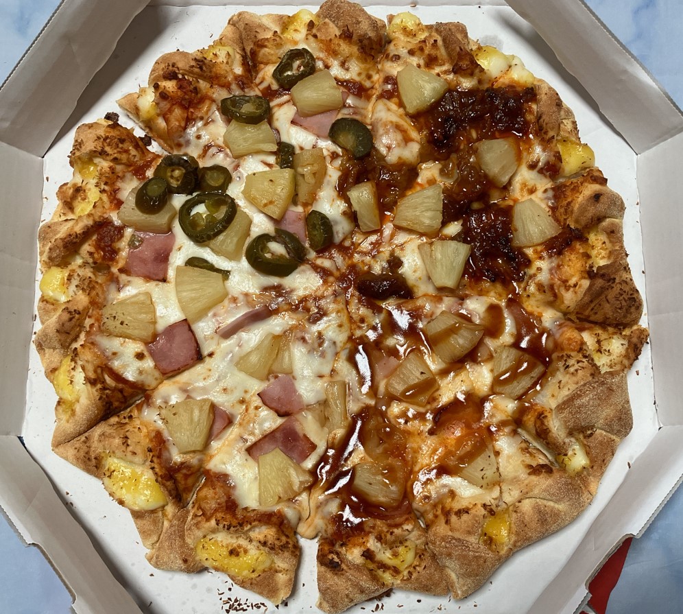 ドミノ・ピザ「極 パイナップルツイスト・クワトロ」