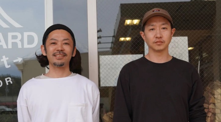 (左)スタンダードポイント 長田孝洋店主、(右)イタダキワークス 三井剛代表
