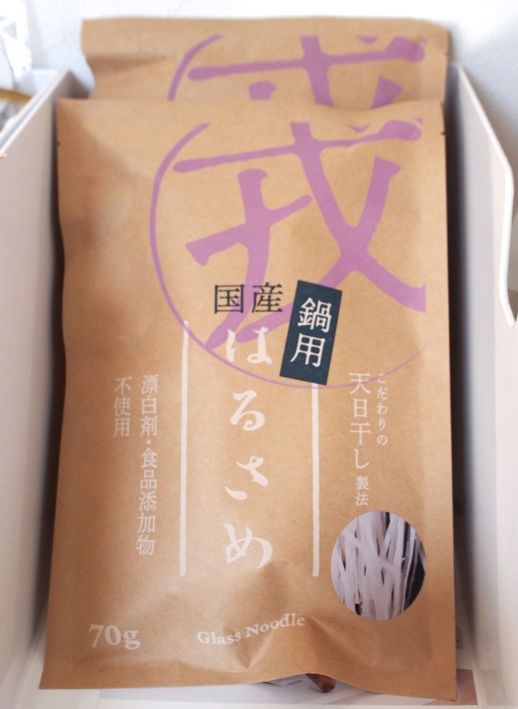 奈良食品「戎 鍋用国産 はるさめ」環境に配慮したクラフトパッケージ