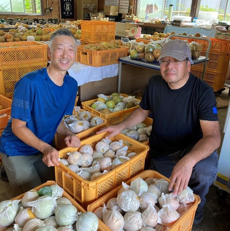 地元農家と洋菓子店がコラボ